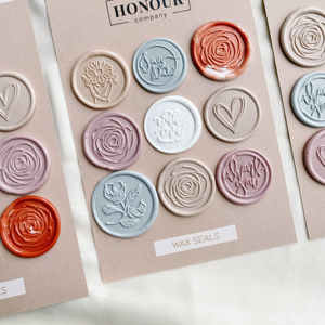 Vendita calda autoadesiva custom goffratura sigillo di cera timbri sigillo etichette sigillante cera adesivo per busta - Product Image 4