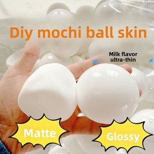 Juguete Antiestrés Blando y Esponjoso de Doble Forma con Sabor a Leche, Novedad DIY de <span class=keywords><strong>Mochi</strong></span> Blanco Glaseado, de Gran Venta - Product Image 2
