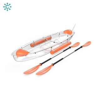 Canoë <span class=keywords><strong>rigide</strong></span> transparent en PC de 3,36 m pour 2 personnes, idéal pour les séances photo de mariage, les sites panoramiques et la navigation en eau. - Product Image 2