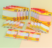 Blocs-notes autocollants personnalisables 3x3 pouces, super adhérents, couleurs vives