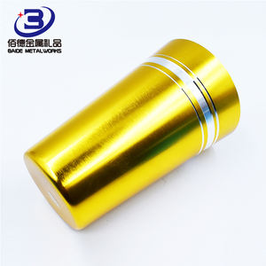 Gelas Tumbler Aluminium Logam Murah Grosir Produsen Baru dari Cina Grosir Gelas Tumbler Aluminium Perak Klasik Vintage - Product Image 5