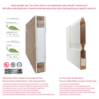 Porte en bois moderne, design naturel, placage en bois massif, porte intérieure pour chambre à coucher, porte en bois de noyer