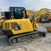 Mini Escavatore Usato Komatsu PC56 Verificato Professionale, 5.6T Idraulico Cingolato, in Ottime Condizioni