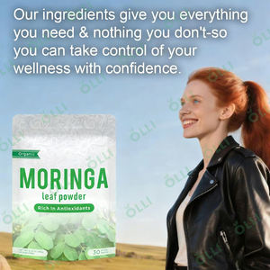 Оптовая продажа органического экстракта листьев моринги OLLI, чистый натуральный порошок моринги высшего качества, сертифицированный HALAL, ISO, KOSHER, улучшает... - Product Image 3