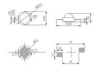 Puces LED UV SMD haute puissance Jstronic 3W 5W 365nm 380nm 395nm 400nm, 405nm 420nm UVA, diodes LED violettes, lampes LED
