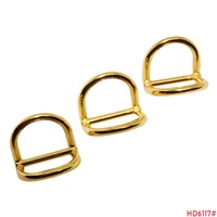 Connecteur de chaîne de sac en métal demi-cercle double anneau en D avec boucle réglable pour sangle de sac DIY, vente en gros personnalisée