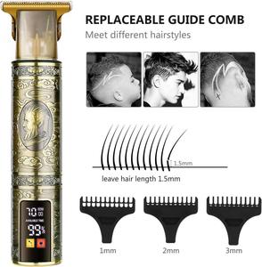 Hair Cut <b>Machine</b> Beard Trimmer Cordless Barber Clippers Rechargeable Professional Electric Hair Trimmer for Men - Product Image 4