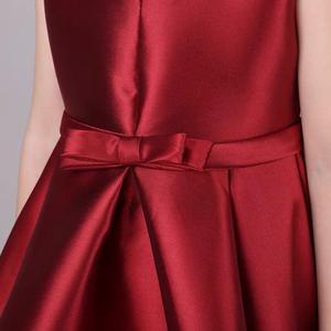 2024 natale fiore rosso festa di compleanno abito fiore bellissimo fiore <span class=keywords><strong>principessa</strong></span> ragazze firmato un pezzo abito da festa - Product Image 5