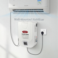Toute la maison SVC 220v/110v montage mural Servo Type moteur 10000VA régulateur automatique stabilisateur de tension ca prix