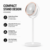 Ventilateur de table oscillant électrique pliable et portable, le mieux noté, avec crochet de suspension pour tente et randonnée