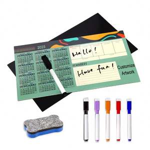 Professional Manufacturing Custom Made Fridge Magnet Paper Magnetic <b>Whiteboard</b> Calendar for Fridge - Product Image 4