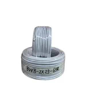 2.5 mm twin and earth flat grey electric cable 0.75/1/1.5/2/2.5mm electric wire cable