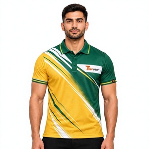 Polo de sport pour homme, sublimation premium, vêtements de sport personnalisés, uniforme d'équipe de golf, polo à séchage rapide, fabricant OEM, marque privée, usine - Product Image 1