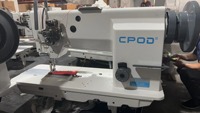 Machine à coudre industrielle de alimentation synchrone résistante d'aiguille simple/double de CP-4400