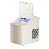 Mini machine à glaçons à usage domestique 9 pièces de glace par 6-9 minutes électrique comprend une machine à glaçons portable automatique rapide