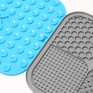 Tapis en silicone pour animaux de compagnie, gamelle anti-glouton pour chiens, assiette à lécher, tapis antidérapant en silicone pour chiens, fournitures d'entraînement alimentaire pour chiens - Product Image 5