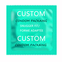 Emballage d'échantillon de haute qualité sûr matériau écologique feuille d'aluminium préservatif emballage en plastique en gros paquet pas cher préservatif pour les femmes