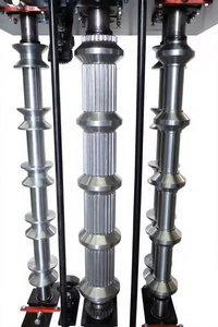 Trapez profil fliesen Wellblech Vertikal bogen formung Biege maschine Crimp maschine - Product Image 4