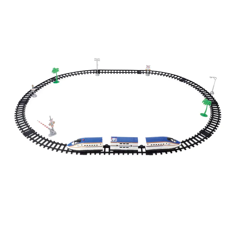 Rails de Train électrique EPT pour enfants, jouets pour bébés, à fentes, voiture musicale, rails de ville, rails de fer