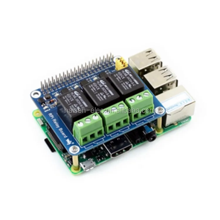 Haisen Raspberry Pi Power Relais Board RA173 Uitbreidingsmodule Shield Ondersteunt Rpi Een +/B +/2 B/3 B Voor Domotica Intelligente