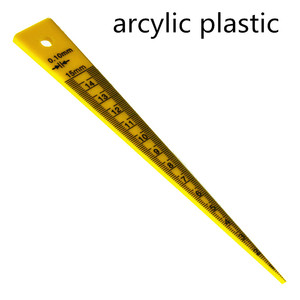 1-15mm Plastic Feeler Gauge Taper Welding Feeler Gauge Gage Gap Ruler Automobile Industry <strong>Measuring</strong> Tools Szczelinomierz - Product Image 2