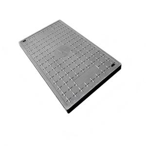 Customizable SMC resin <b>square</b> manhole cover modern environmentally friendly lightweight design 600*600*40mm - Product Image 1