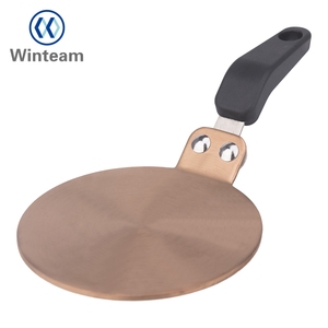 <span class=keywords><strong>Plaque</strong></span> diffuseur de chaleur avec poignée en bakélite et résistance à la température en or rose Cafetière à <span class=keywords><strong>induction</strong></span> en acier inoxydable - Product Image 2