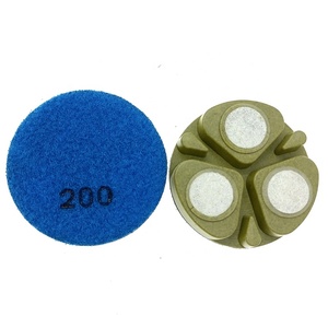 <span class=keywords><strong>3</strong></span>インチ76mmフック<span class=keywords><strong>3</strong></span>ドット研磨コンクリート研磨セラミックボンドパッド - Product Image 3