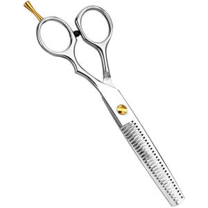 Ciseaux à cheveux Gy7 de 6,0 pouces, vis dorée, pour droitiers, ciseaux de salon de beauté, lame en acier inoxydable pour la coiffure - Product Image 3