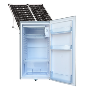 Confiable 3,2 pies cúbicos <span class=keywords><strong>90</strong></span> <span class=keywords><strong>litros</strong></span> Mini <span class=keywords><strong>nevera</strong></span> solar congelador refrigerador de una sola puerta para uso doméstico en dormitorios oficinas - Product Image 1
