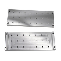 Service de fraisage CNC sur mesure certifié ISO9001, plaque de base en AL2024 7075
