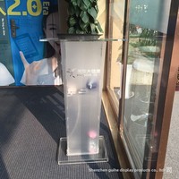 18 "W X 12" D X 42.5 "H Durable Acrylique Podium Plexiglas Église Chaire École Pupitre Événement Réception Hôtesse Stand Bureau Usine