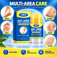 Stick de soin des pieds à l'urée 60% et à l'acide salicylique 2%, hydratation intensive ciblée pour les talons rugueux et secs, 40 g