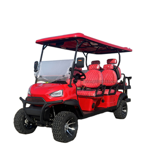 Nuovo Design <span class=keywords><strong>Golf</strong></span> Cart Elettrico da Caccia Fuoristrada Nero con Pneumatici da 14 Pollici, <span class=keywords><strong>6</strong></span> Posti, Batteria al Litio 72V, Mini Auto Elettrica all'Ingrosso - Product Image 5