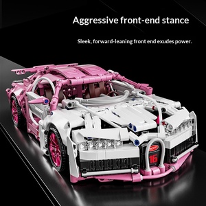 Compatible con el Control Remoto, Coche Deportivo de Ensamblaje, Juguete de Construcción de Plástico ABS, Coche de Carreras 1-14 <span class=keywords><strong>Bugatti</strong></span> - Product Image 3