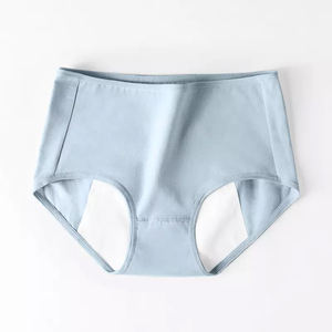 Culottes menstruelles bon marché pour femmes, en tricot uni, respirantes, absorbantes, pour tous les jours et la nuit - Product Image 2