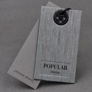 Usine d'impression de papier kraft Logo personnalisé Chine Étiquette volante pour jean - Product Image 6