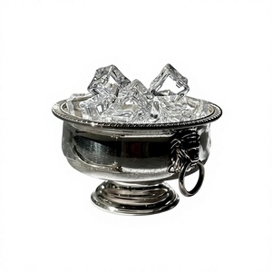 5 Litre 7 Litre Capacity Customizable Beverage Cooling Ice Bucket Handmade Silver Finish For <b>Bar</b> Events Decoration Supplies - Product Image 1
