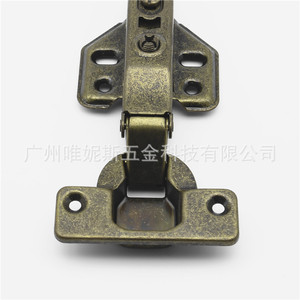 Antique Bronze Furniture <b>Hinge</b> Full Surface <b>Spring</b> <b>Hinge</b> Soft Closing For Wardrobe Doors - Product Image 4