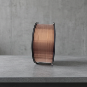 Alambre de Soldadura LINCON MIG ER70S-6 Recubierto de Cobre, Protegido con Gas CO₂, Sin Plomo, para Acero Suave, Fabricación Estructural, 100 mm+ - Product Image 1