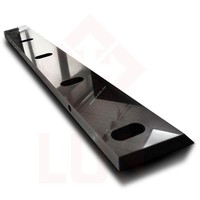 Couteau de granulateur en cuivre pour les industries du plastique et du caoutchouc Lames de broyage pour le recyclage des pièces de machines en plastique et en caoutchouc