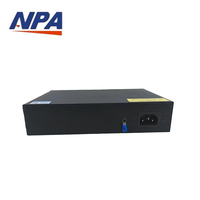 Conmutador PoE gestionado Gigabit de 8 puertos ANPA AP-3348GE con soporte QoS VLAN, apilable, capacidad de 22 Gbps, 2 SFP Uplink para cámaras IP