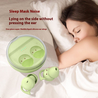 Écouteurs intra-auriculaires miniatures Q26 Invisible Fit pour dormir, 2,6 g, légers, doux, confortables, appels Bluetooth, écouteurs sans fil