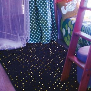 Fibre Optic <strong>Light</strong> <strong>up</strong> <strong>Star</strong> Sensory Carpet with <strong>Light</strong> Source - Product Image 1