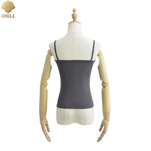Gilet <span class=keywords><strong>con</strong></span> Logo personalizzato CNSHELL <span class=keywords><strong>con</strong></span> cinturino sottile aderente senza maniche camicia a collo quadrato canotta donna - Product Image 5