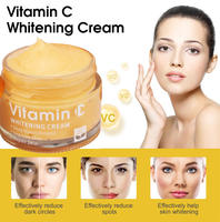 Crème pour le visage à la vitamine C et à l'aloe vera, blanchissante, anti-âge, anti-acné, anti-taches brunes, correcteur de taches, pour tous les types de peau, en gros