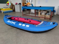 Nouveau kayak gonflable chinois, canoë gonflable, siège de kayak gonflable pour une personne avec rames en aluminium et gonfleur