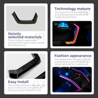 Système d'éclairage d'ambiance pour voiture Raize, modes de couleur dynamiques, options de fonctionnalités avec capteur musical pour les distributeurs