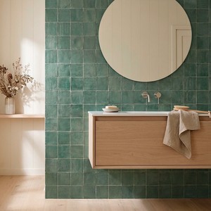 Piastrelle in Ceramica Chroma Fog 10x10 Verde Finitura Opaca per Pareti e Pavimenti - Product Image 5