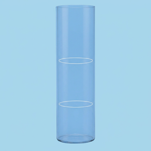 Tube gradué en verre de laboratoire de 100 ml pour la mesure de liquides en laboratoire - Product Image 1